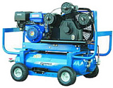 Передвижной бензиновый компрессор REMEZA СБ4/С-90.W95/6 SPE 390 R руч стартер